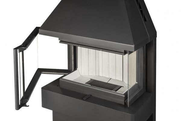 экокамин панорама три стекла фото