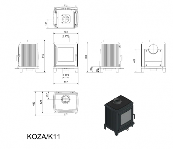 kratki koza k11 фото