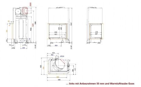 brunner eck-kamin 57/67/44 l фото