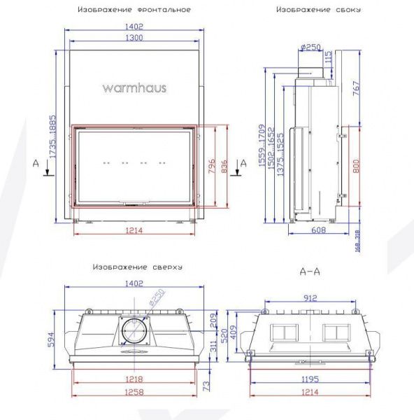 warmhaus flat 120/80h фото